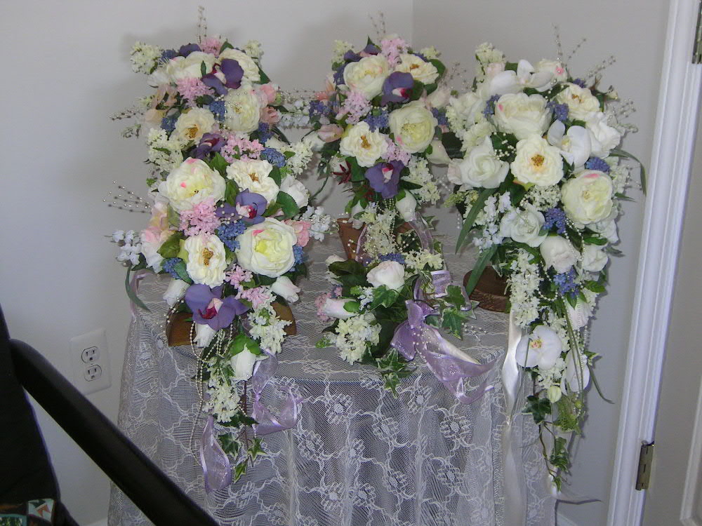 English Garden Bridal Bouquet Beautiful garden roses lavender